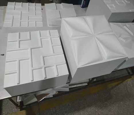 επιτροπή τοίχων διακοσμήσεων PVC 50cm*50cm πράσινη υψηλή Streng τρισδιάστατη για το υπόβαθρο TV